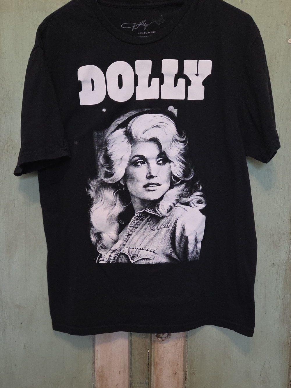 DOLLY Black Graphic Tee - Women's Cotton T-Shirt